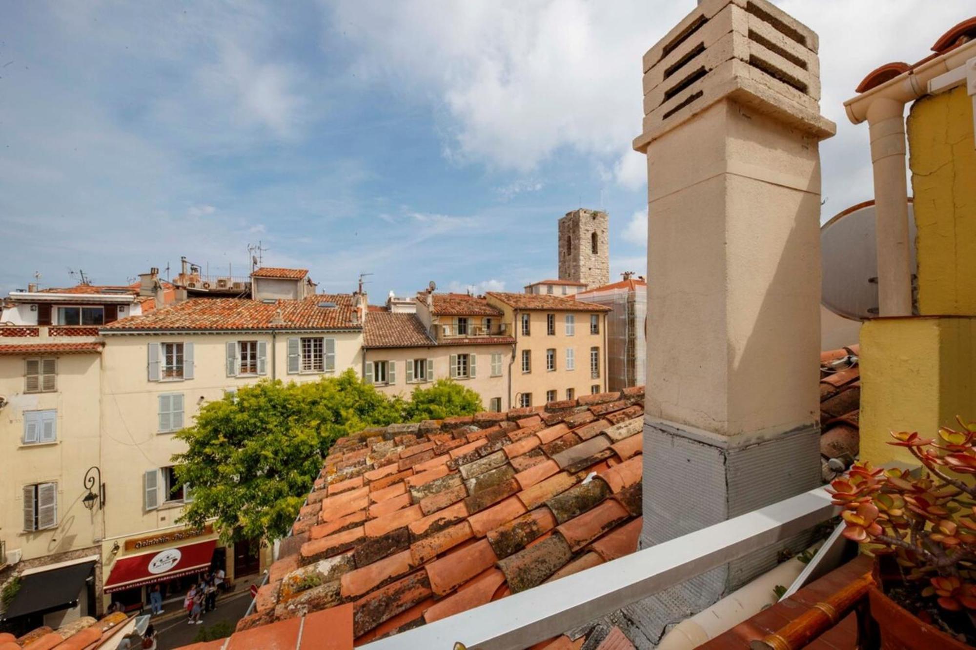 06M - Old Antibes Beautiful Duplex Terrace With Sea Viewアパートメント エクステリア 写真