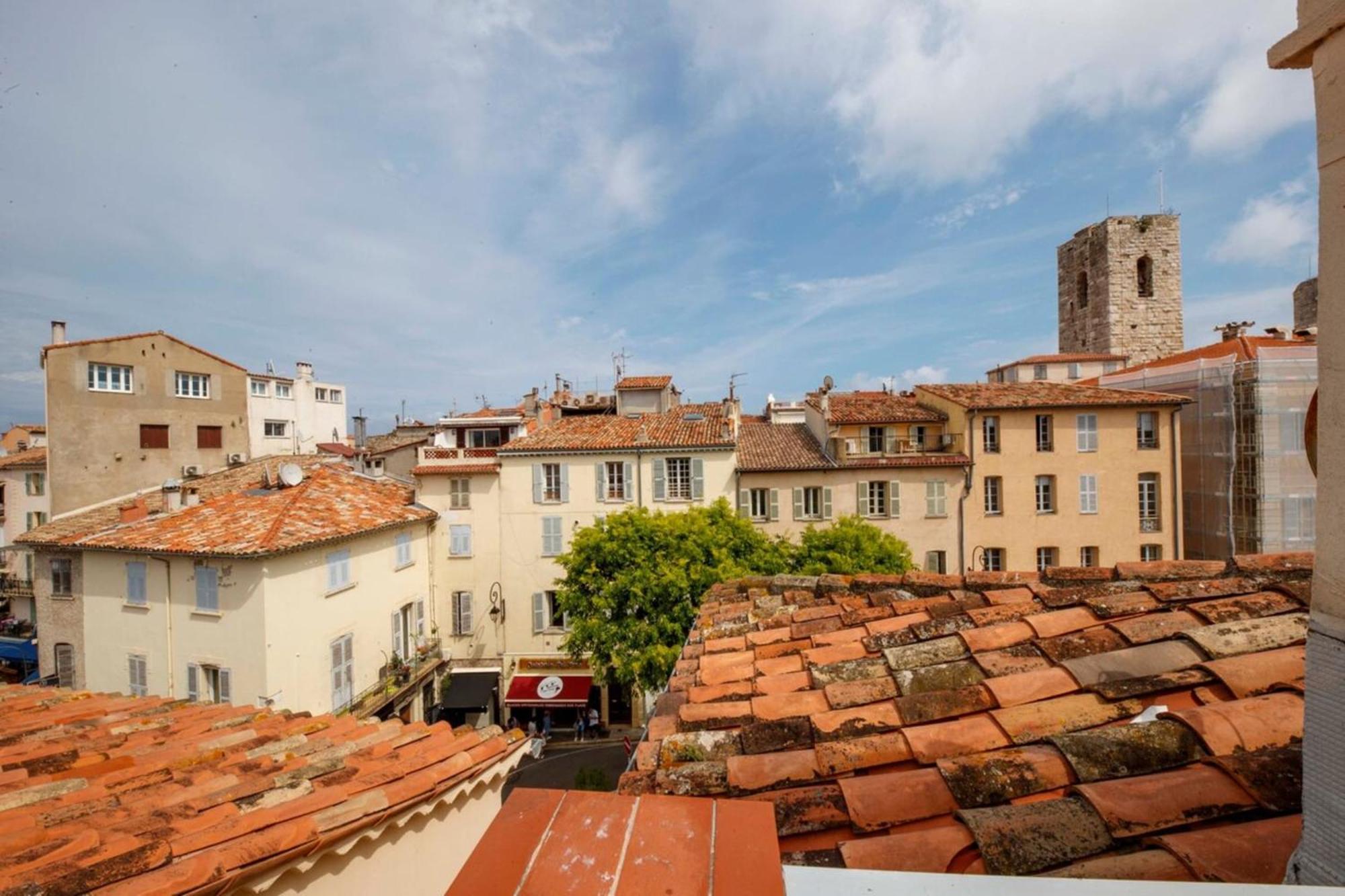 06M - Old Antibes Beautiful Duplex Terrace With Sea Viewアパートメント エクステリア 写真