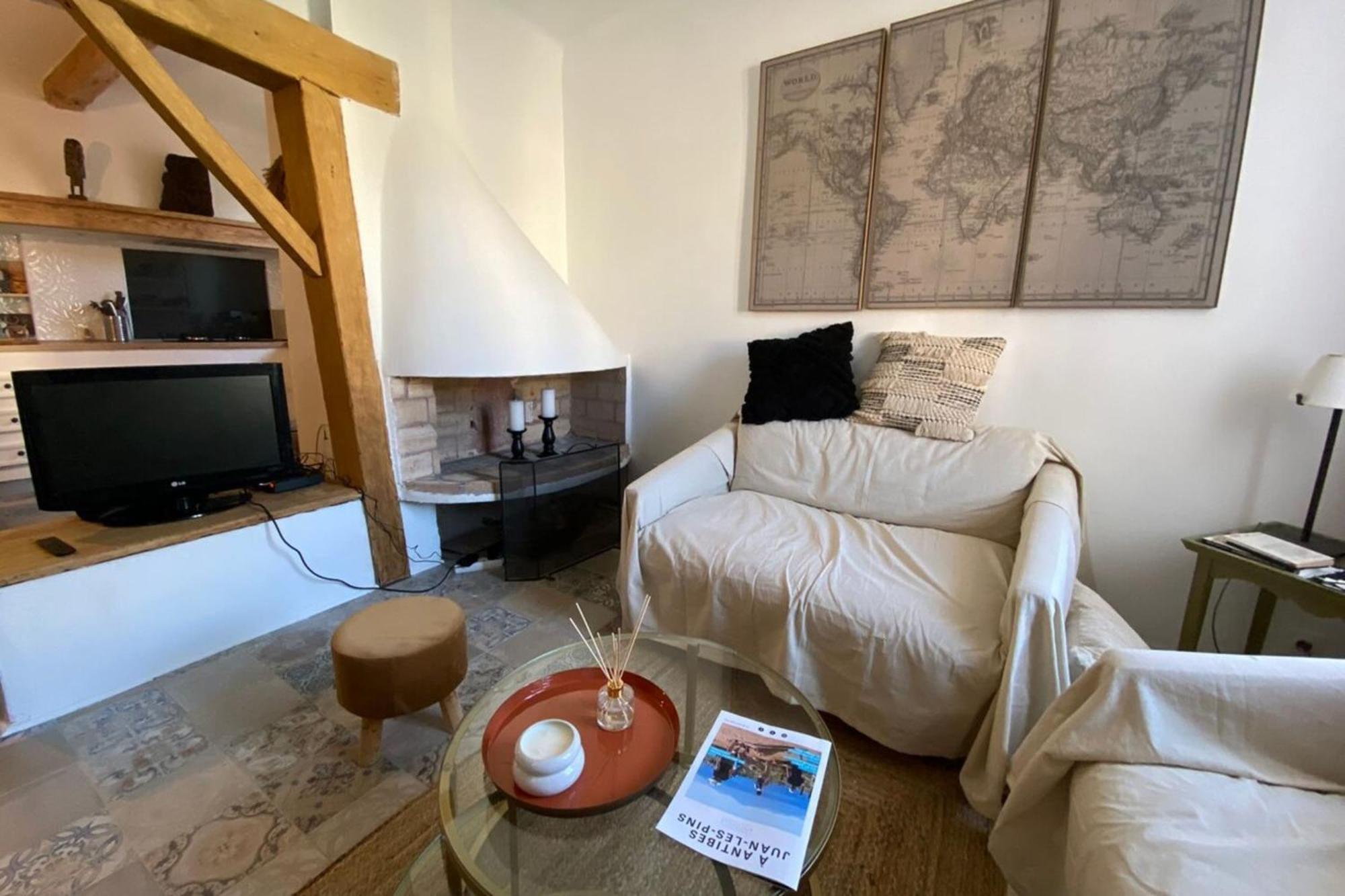 06M - Old Antibes Beautiful Duplex Terrace With Sea Viewアパートメント エクステリア 写真