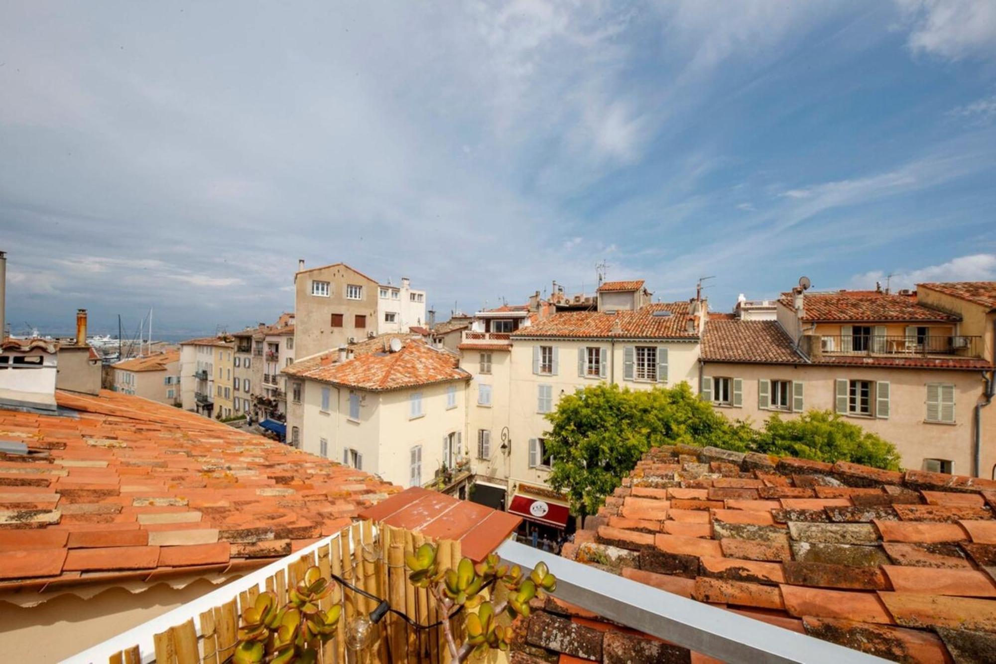 06M - Old Antibes Beautiful Duplex Terrace With Sea Viewアパートメント エクステリア 写真