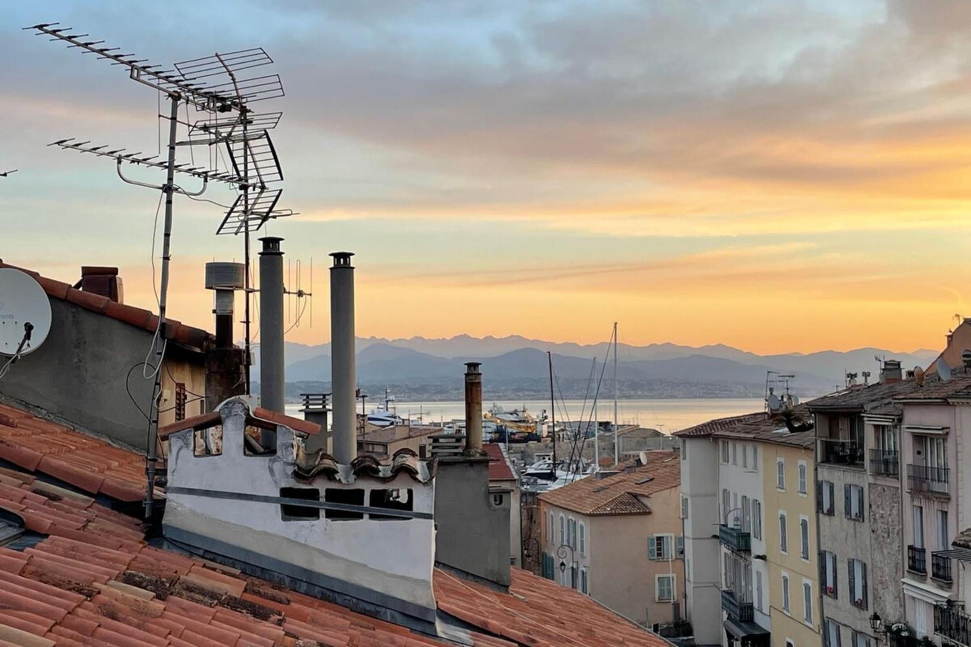 06M - Old Antibes Beautiful Duplex Terrace With Sea Viewアパートメント エクステリア 写真